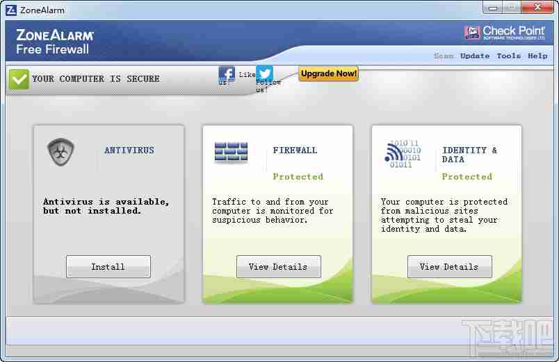 zonealarm free firewall(zonealarm防火墙) v15.0.653.17211免费版