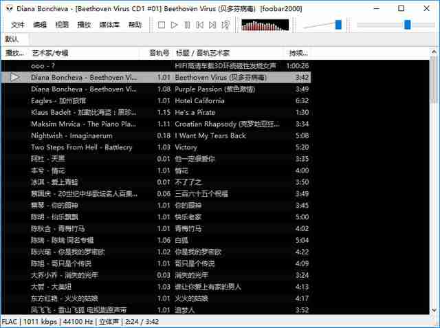 foobar2000中文版 1.5.3 b4 特别版